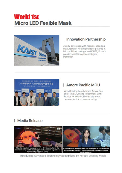 Caelumen Flexible Micro-LED Mask